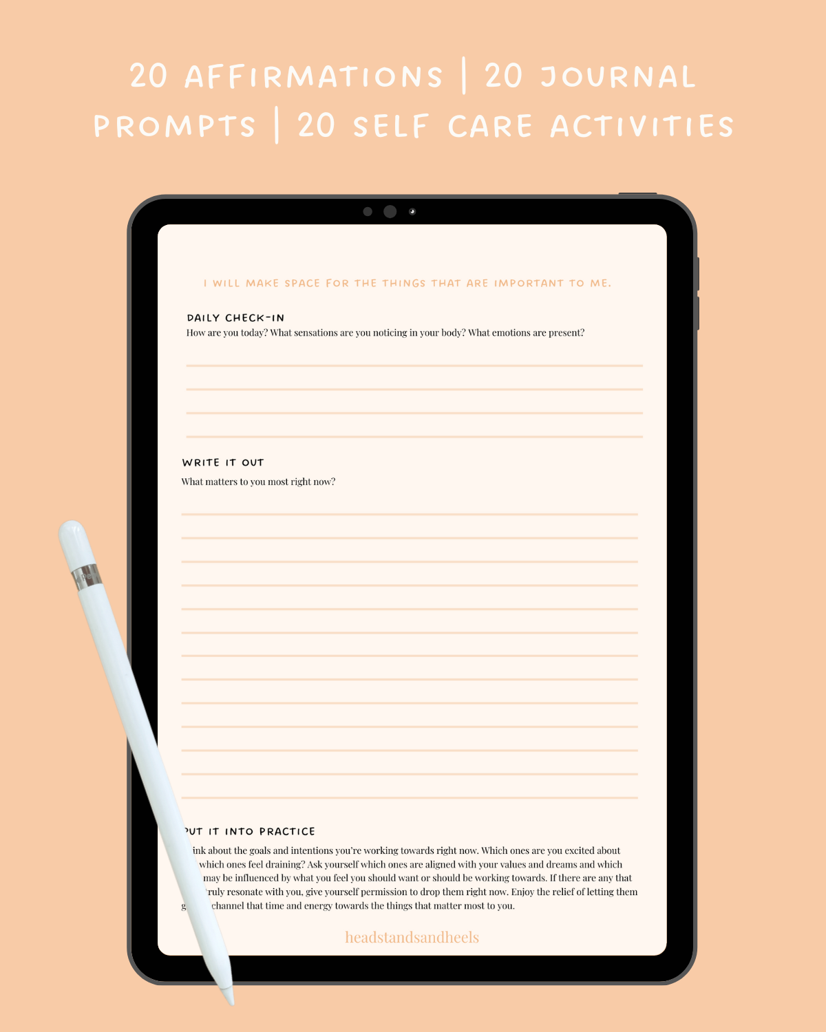 Digital Mindful Morning Guided Journal