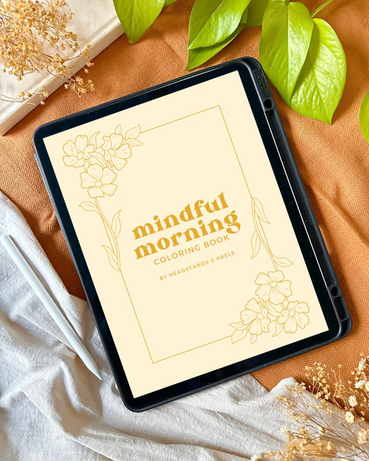 Digital Mindful Morning Coloring Book